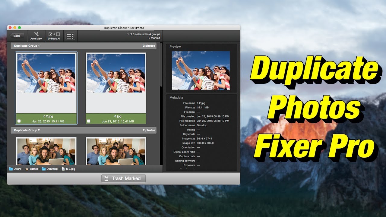 duplicate cleaner for iphoto unresponsive